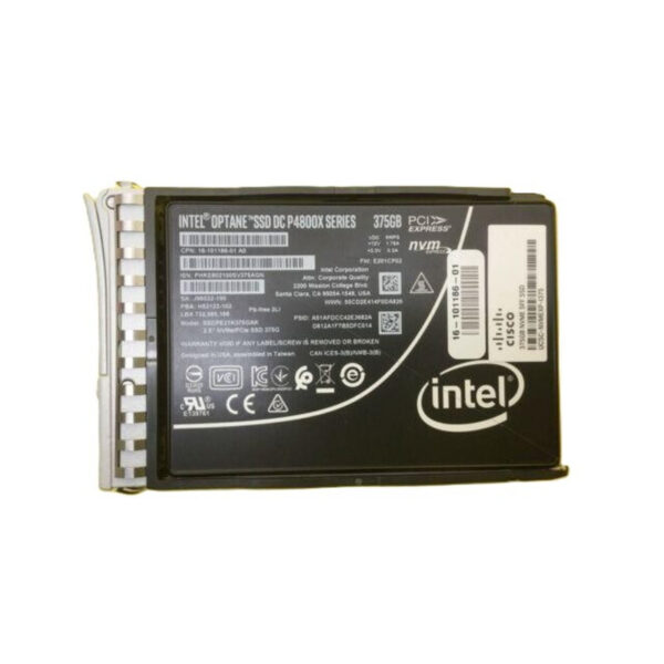 Cisco 375GB 2.5in Intel Optane NVMe Extreme Performance SSD