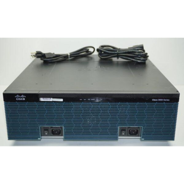 Cisco 3945 ISR Chassis (slot for SPE, 4 SM slots, dual PS slots)