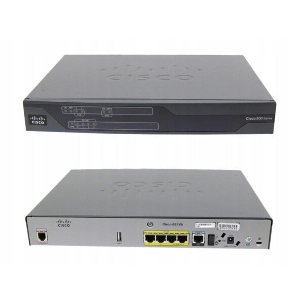 Cisco 887VA ISR router with VDSL2/ADSL2+ over POTS