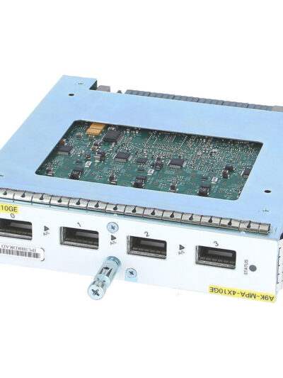 Cisco ASR 9000 4-port 10-Gigabit Ethernet Modular Port Adapter, requires XFP optics