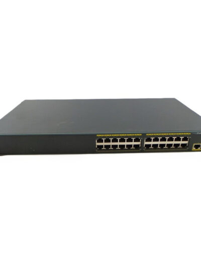 Cisco Catalyst 2960 24 10/100 and two fixed 10/100/1000TX uplink ports, LAN Base Image