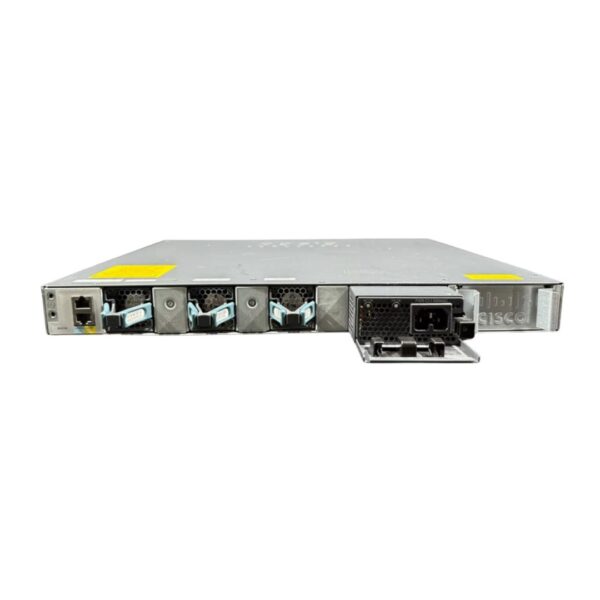 Cisco Catalyst 3650 Standalone with Optional Stacking 24 (16 10/100/1000 and 8 100Mbps/1/2.5/5/10 Gbps) Ethernet and 4x10G Uplink ports, with one 1100WAC power supply, 1 RU, LAN Base feature set - Imagen 2