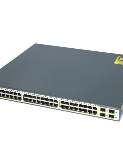 Cisco Catalyst 3750G Stackable 48 10/100/1000 Ethernet ports & 4 SFP-based Gigabit Ethernet uplink ports, IP Base software