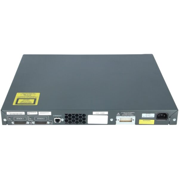 Cisco Catalyst 3750G Stackable 48 10/100/1000 Ethernet ports & 4 SFP-based Gigabit Ethernet uplink ports, IP Base software - Imagen 2