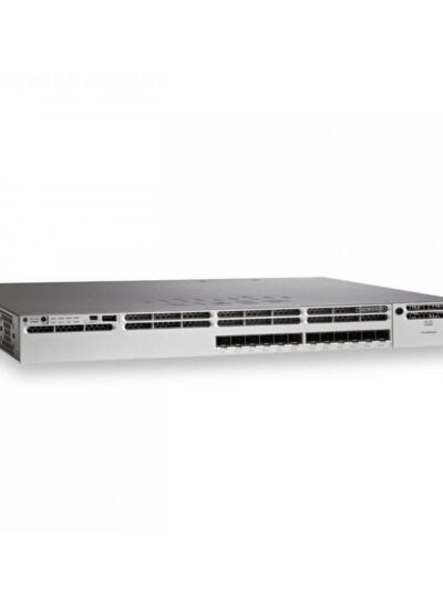Cisco Catalyst 3850 Stackable 12 SFP+ Ethernet ports, with one 350WAC power supply  1 RU, IP Base feature set
