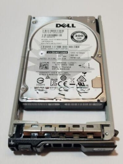 Dell 300GB 10K 2.5-inch SAS 12Gb/s HDD w/ caddy