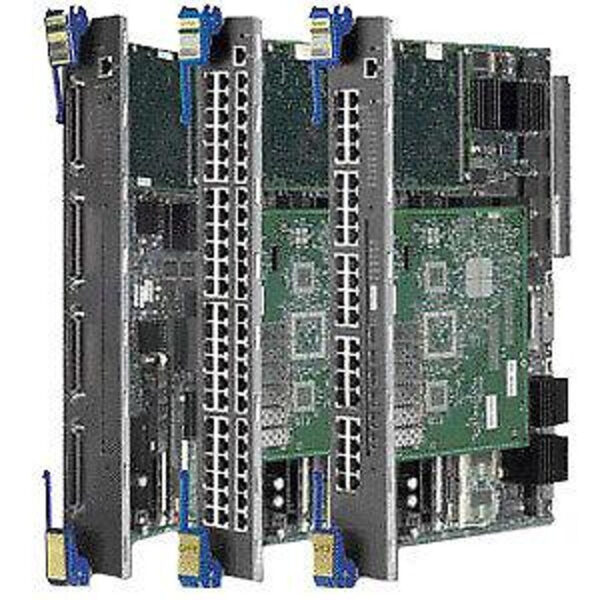 Enterasys Gold Distributed Forwarding Engine (DFE) with 48 10/100/1000Base-T ports via RJ45 and 1 Network Expansion Module (NEM) Slot for N-Series