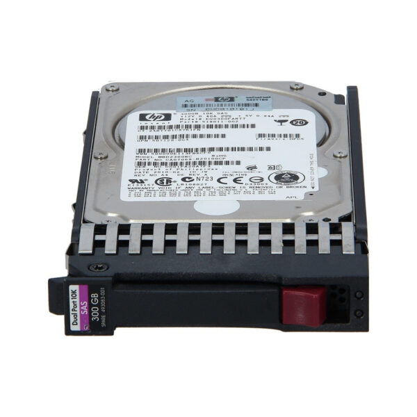 HP 300GB 10K 2.5-inch SAS 3Gb/s Dual Port Enterprise Hot-Plug Hard Drive w/ caddy