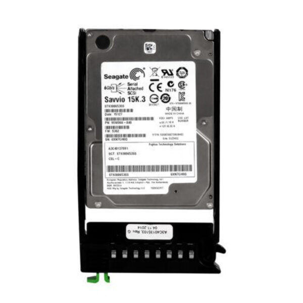Fujitsu Primergy 300GB 15K 2.5-inch SAS 6Gb/s Hard Disk Drive w/ caddy