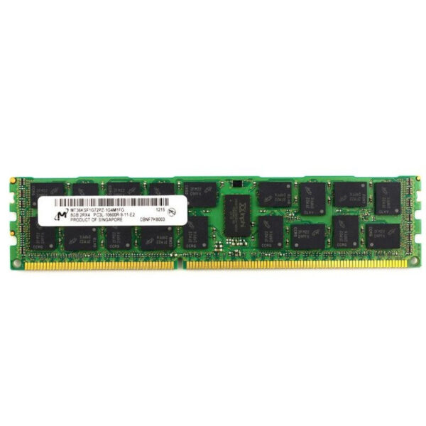 Micron 8GB 2Rx4 PC3L-10600R (DDR3-1333) Registered CAS-9 Low Voltage Memory Kit