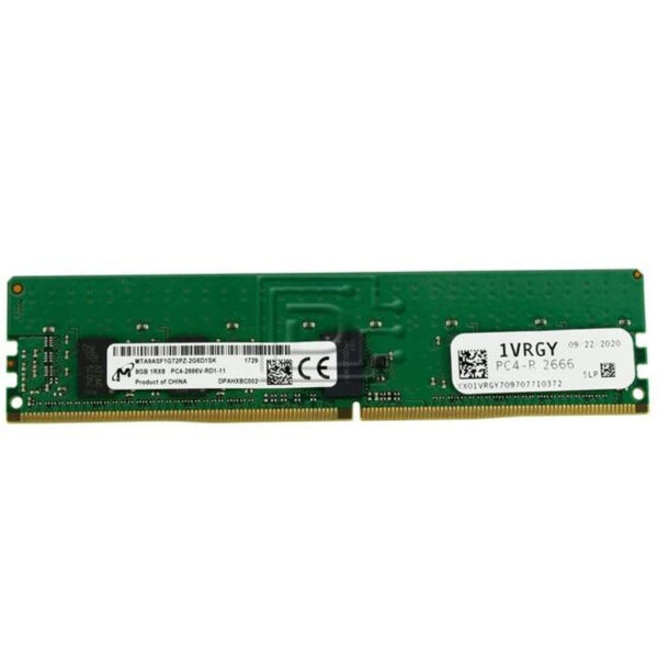 Micron 8GB 1Rx8 PC4-21300V (DDR4-2666) Registered CAS-19 Memory Kit