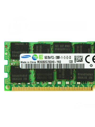 Samsung 16GB 2Rx4 PC3L-12800R (DDR3-1600) Registered CAS-11 Low Voltage Memory Kit