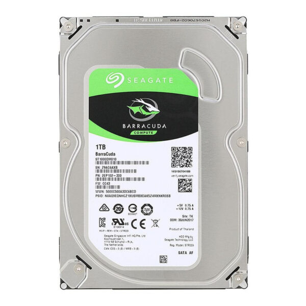 Seagate 1TB 7.2K 3.5-inch SATA 6Gb/s Hard Disk Drive