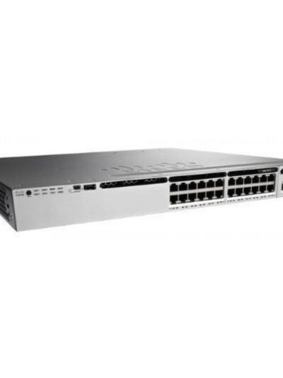 Cisco Catalyst 3850 Stackable 24 10/100/1000 Ethernet PoE+ ports, with one 715WAC power supply  1 RU, LAN Base feature set (StackPower cables need to be purchased separately)