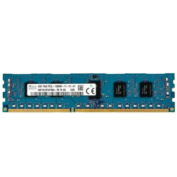 SK Hynix 4GB 1Rx8 PC3L-12800R (DDR3-1600) Registered CAS-11 Low Voltage Memory Kit