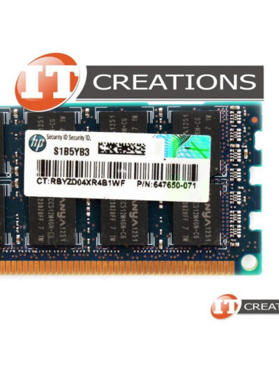 HPE 8GB 2Rx4 PC3L-10600R (DDR3-1333) Registered CAS-9 Low Voltage Memory Kit