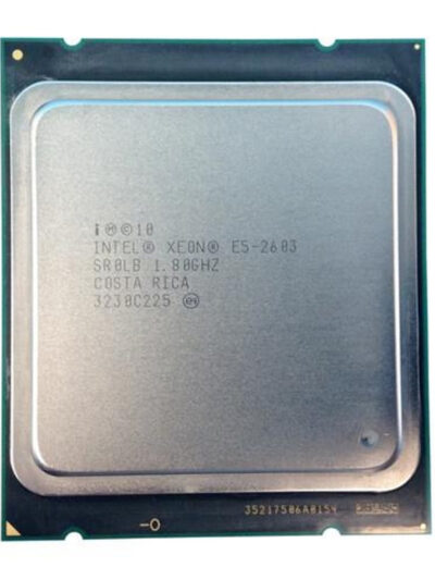Intel Xeon E5-2603 4-Core 10MB Cache 1.8 GHz 80W TDP