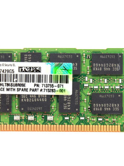 HP 8GB 2Rx4 PC3L-12800R (DDR3-1600) Registered CAS-11 Low Voltage Memory Kit