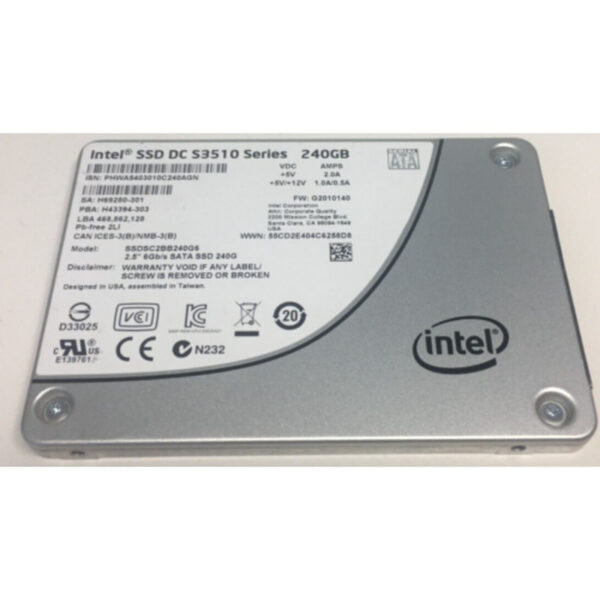 Intel 240GB 2.5-inch SSD SATA 6Gb/s MLC Solid State Drives